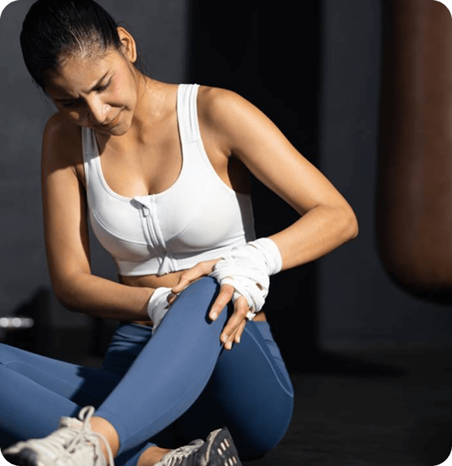str knee pain